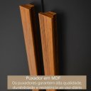 Ver mais imagens de Guarda Roupa Casal 8 Portas 4 Gavetas com Pés Paris Espresso Móveis