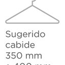 Ver mais imagens de Guarda Roupa Casal 8 Portas 4 Gavetas com Pés Paris Espresso Móveis Cinza/Onix