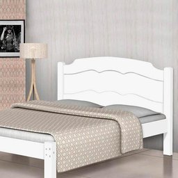 Cama de Casal Anti Ruido Lais Basoto Branco Com Colchão Casal Hellen Pro Confort - 3