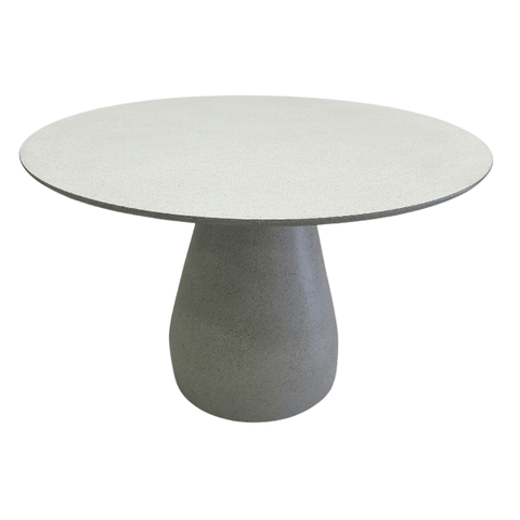 Mesa de Jantar Cone Balonê Redonda 100 Cm Tampo Granilite Base Granilite Personal Art Design