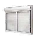 Ver imagem 1 de Janela de Alumínio Veneziana 120x120cm 2 Folhas com Persiana Integrada Brize Ramassol