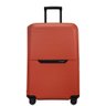 Mala Grande Magnum Eco Samsonite Polipropileno Cadeado Tsa 4 Rodas Duplas Giro 360 Laranja G - 1
