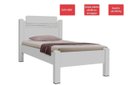 Ver imagem 4 de Cama Solteiro Mdf Moderna e Simplicidade Branca 188x88