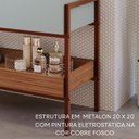 Ver imagem 6 de Gabinete para Banheiro com Cuba Hana Espresso Móveis Verde/Pistache