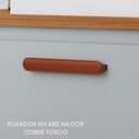 Ver imagem 5 de Gabinete para Banheiro com Cuba Hana Espresso Móveis Verde/Pistache