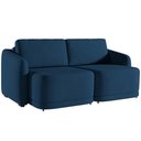 Ver imagem 1 de Sofá Cama para Sala de Estar 2 Lugares 216cm Montserrat K01 Veludo Azul Marinho - Lyam Decor