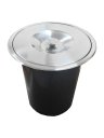 Ver imagem 2 de Kit Lixeira Embutir Pia 5l Inox Polido + Dosador Inox Polido