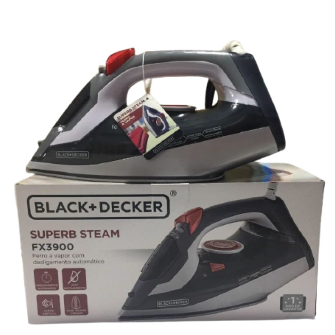 Ferro Black &  Decker  A Vapor Com Desligamento Automático 127v FX3900
