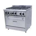 Ver imagem 1 de Fogão a Gás Industrial com Forno Don Bidone 6 Bocas Fdb6f- Venâncio