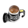 Caneca Misturadora Automática Stirring Mug 400ml Copo Elétrico Mixer Magnético - Preto - 2