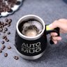 Caneca Misturadora Automática Stirring Mug 400ml Copo Elétrico Mixer Magnético - Preto - 5