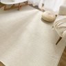 Tapete Sala 200 X 250 Boho Moderno 100% Algodão Decoração Minimalista Cru - 2
