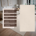 Ver imagem 3 de Tapete Sala Antiderrapante 2,00 x 2,50 Boho Moderno 100% Algodão Decoração Minimalista Cru
