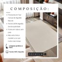 Ver imagem 5 de Tapete Sala 200 X 250 Boho Moderno 100% Algodão Decoração Minimalista Cru