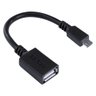 Adaptador Otg Micro Usb para Usb 2.0 15cm Preto Conexão com - 3