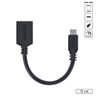 Adaptador Otg Micro Usb para Usb 2.0 15cm Preto Conexão com - 1