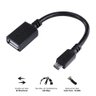 Adaptador Otg Micro Usb para Usb 2.0 15cm Preto Conexão com - 4