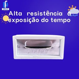 Caixa de correio, documentos, encomendas e carta portão correspondência  ¹/2 tijolo embutir em pared - 6