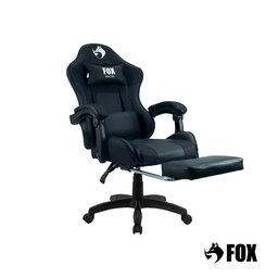 Cadeira Gamer Fox Racer Zerda com Apoio de Pés Preta - W20 - 2