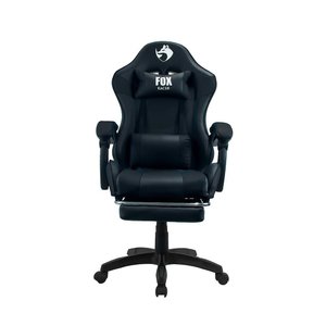 Cadeira Gamer Fox Racer Zerda com Apoio de Pés Preta - W20