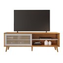 Ver imagem 1 de Rack Bancada NT 1175 Freijó com Off White - Notável