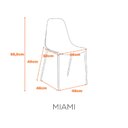 Ver imagem 4 de Kit 6 Cadeiras Polipropileno Miami