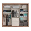 Ver imagem 2 de Guarda Roupa Casal com Espelho 3 Portas 4 Gavetas Astor  