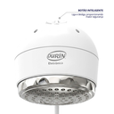 Ver imagem 4 de Chuveiro Ducha Eletrônica Potência 7500W/220V Branco / Cromado Banho Quente Durín
