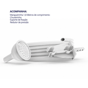 Ver imagem 6 de Chuveiro Ducha Eletrônica Potência 7500W/220V Branco / Cromado Banho Quente Durín