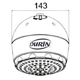 Chuveiro Ducha Eletrônica Potência 7500w/220v Branco / Cromado Durín - 5