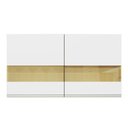 Ver imagem 7 de Armário de Cozinha Aéreo 120 cm 2 Portas com Vidro Rustic/Branco Glamy Madesa