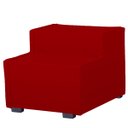 Ver imagem 4 de Escada Estofada 2 Degraus para Cachorro Gato e Maca de Estetica Suede Vermelho