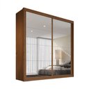 Ver imagem 1 de Guarda Roupa Mali 2 Portas de Correr 100 MDF com 02 Espelhos - Móveis Europa