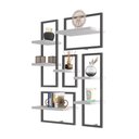 Ver imagem 2 de Conjunto 7 Prateleiras Industrial Branco - Pleno