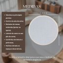 Ver imagem 5 de Tapete Redondo Sala Quarto 100% Algodão Estampa Zigzag Franja Lavável Antiderrapante Decoração Boho