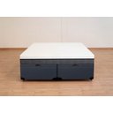 Ver imagem 3 de Cama Box Baú Queen Size Bipartida Serenelife - Corano Preto