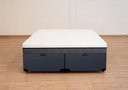 Ver imagem 3 de Cama Box Baú Queen Size Bipartida Serenelife - Corano Preto