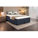 Ver imagem 1 de Cama Box Baú Queen Size Bipartida Serenelife - Corano Preto