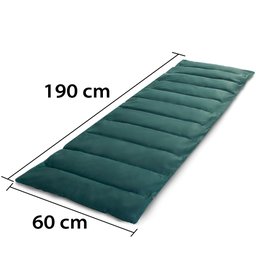 Kit 4 Colchonete Multiuso Solteiro Ginastica Yoga Exercício Academia Camping 190x60cm - 6
