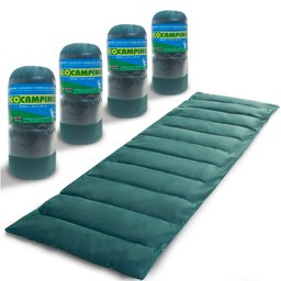 Kit 4 Colchonete Multiuso Solteiro Ginastica Yoga Exercício Academia Camping 190x60cm - 1