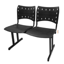 Ver imagem 1 de Cadeira Iso Rp Longarina Polipropileno 2 Lugares