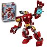 Brinquedo Lego Super Heroi Armadura Robotica Homem de Ferro Infantil Marvel 148 peças +6 anos - 1