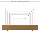 Ver mais imagens de Rack com Painel para TV até 86 Polegadas 360cmx230cm Liso Aruá CabeCasa MadeiraOriginals