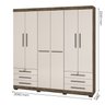Guarda Roupa Casal 6 Portas 6 Gavetas Floripa  - 4