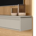 Ver imagem 7 de Painel Ripado para TV até 65 Polegadas com LED MDF 155cmx185cm Samambaia CabeCasa MadeiraOriginals