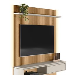 Painel Home Samambaia Para TV até 65 Polegadas com Kit LED CabeCasa MadeiraMadeira - 9