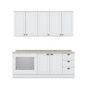 Ver imagem 2 de Cozinha Compacta 4 Peças com Balcão Para Forno de Embutir Emily