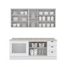 Cozinha Compacta 4 Peças com Balcão Para Forno de Embutir Emily - 4