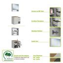 Ver imagem 7 de Armários Modulares de Banheiro Crart-CON001 3 Portas MDP 60cm Grafite Multimóveis