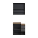 Ver imagem 6 de Armários Modulares de Banheiro Crart-CON001 3 Portas MDP 60cm Grafite Multimóveis
